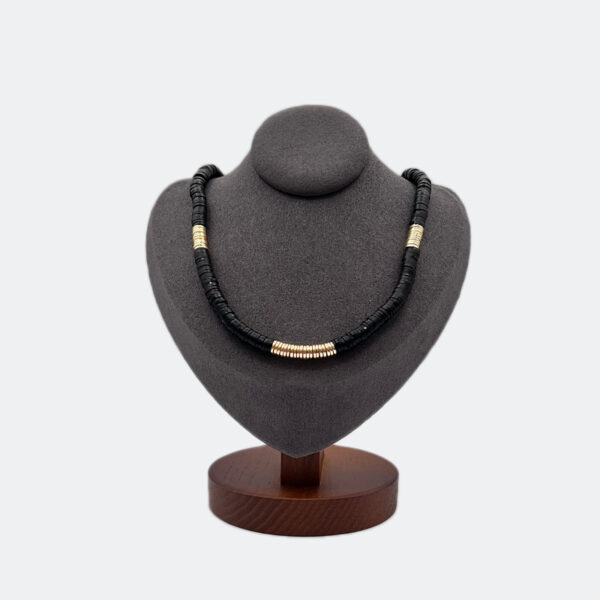 Disc-Beads-Choker---Gold-(Black