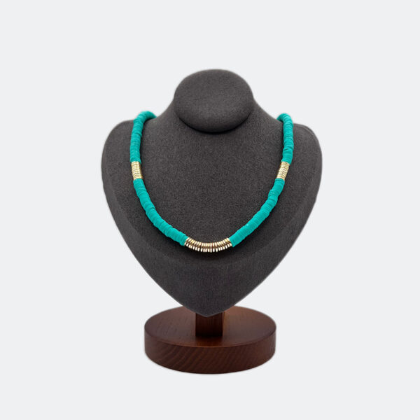 Disc-Beads-Choker-gold-Turquoise