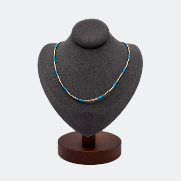 Miyuki Seed Choker Turquoise