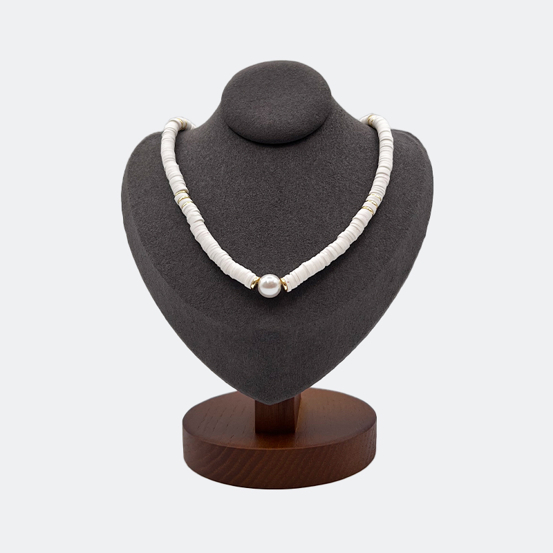 Pearl-Beads-Choker---White